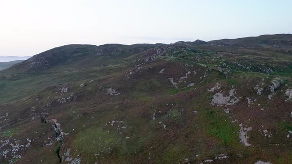 Aerial View of the Coastline By Marmeelan and Falcorrib South of Dungloe County Donegal  Ireland alt