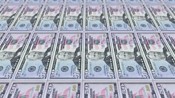 Fifty Dollars. It’s Moving Upwards. Looped Animation 2 alt