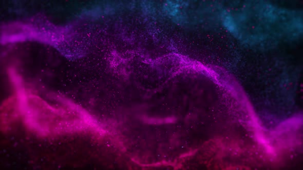 Galaxy Abstract Nebula Background Loop