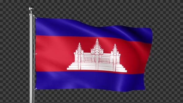 Cambodia Flag alt