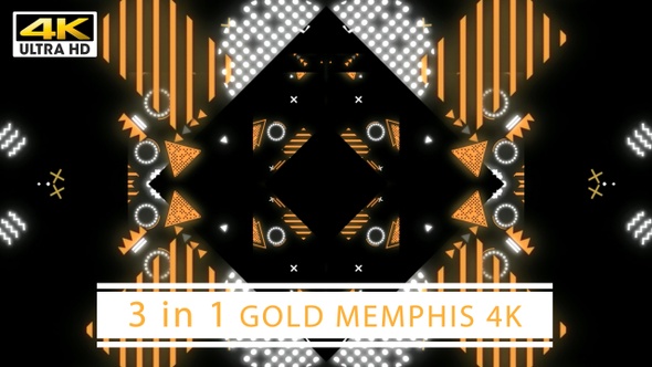 Gold Memphis 4K (Black)