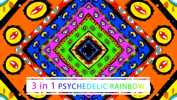 Psychedelic Rainbow III alt