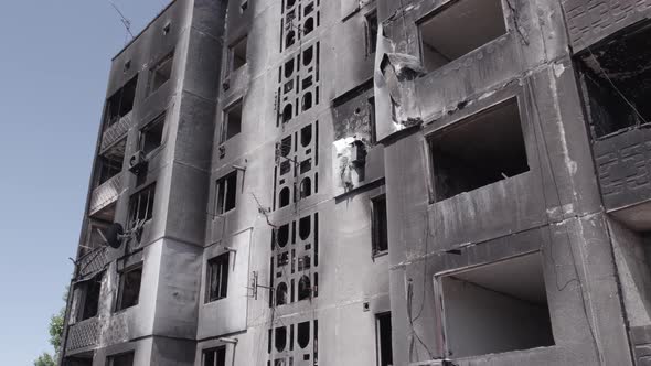 Consequences of the War in Ukraine  Ruined Multistorey House alt