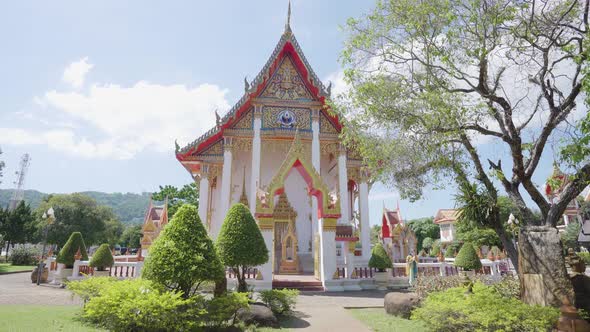 Wat chalong buddhist landmark of Phuket