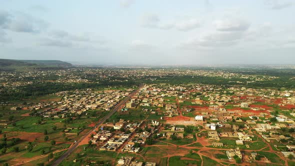 Africa Mali Village Aerial View 6
