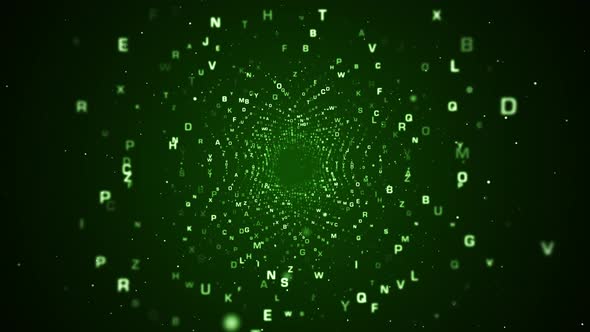 4K Abstract Binary Tunnel (loopable) alt