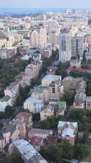 Kyiv Ukraine Aerial View of the City alt