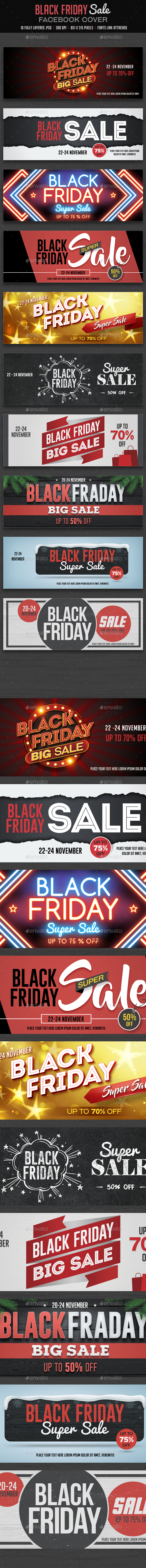 Black Friday Facebook Cover