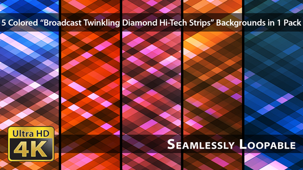 Broadcast Twinkling Diamond Hi-Tech Strips - Pack 03