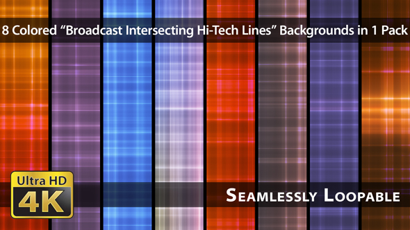 Broadcast Intersecting Hi-Tech Lines - Pack 04