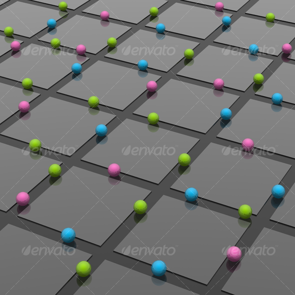 abstract transport system - 3D Backgrounds