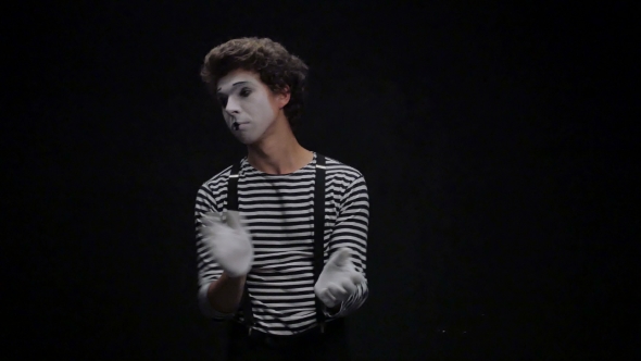 Meme Boy Applauds. alt