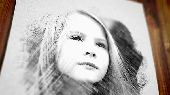 Pencil Drawing - VideoHive 18403996