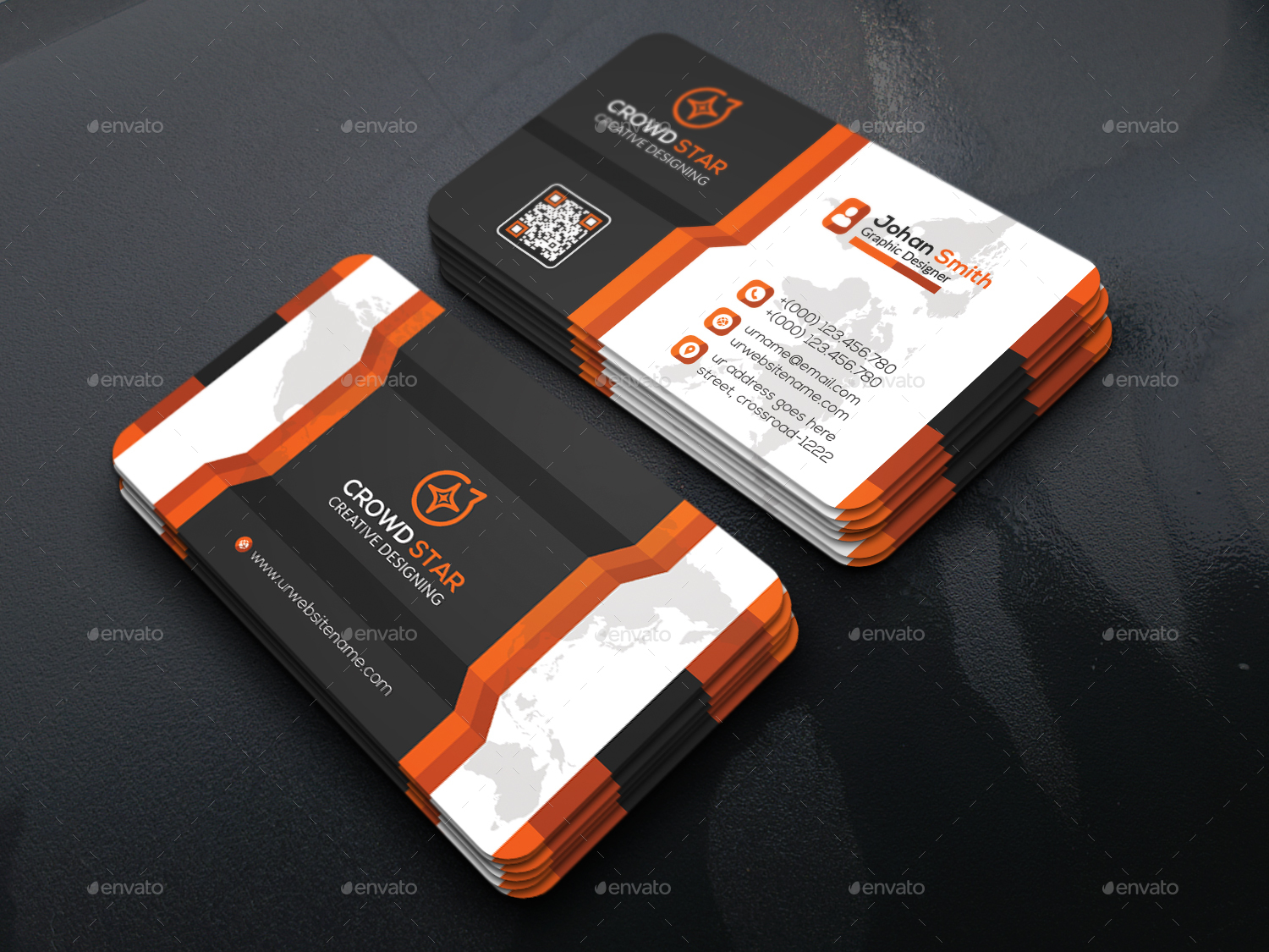 Corporate Business Card, Print Templates | GraphicRiver