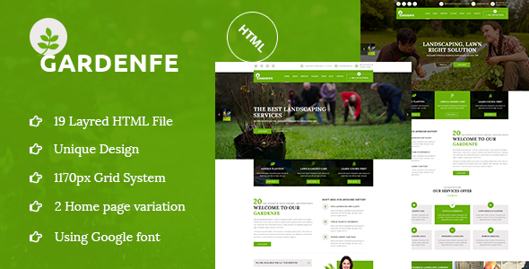 Gardenfe - Gardening - ThemeForest 18407462