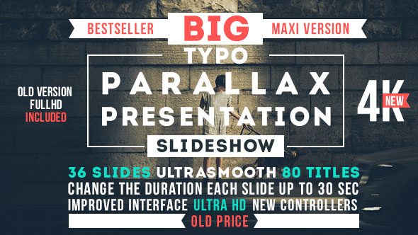 Big Typo Parallax Presentation