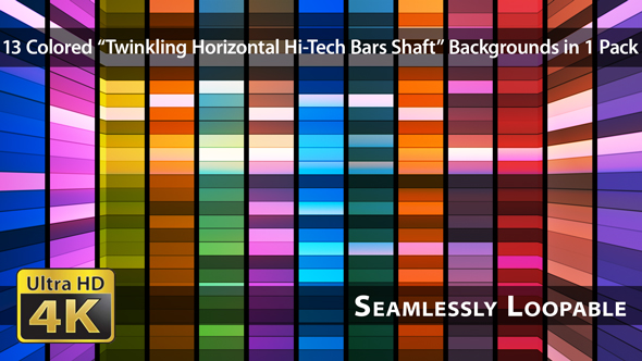 Broadcast Twinkling Horizontal Hi-Tech Bars Shaft - Pack 01