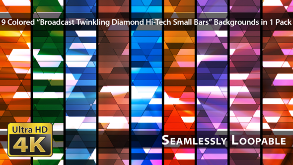 Broadcast Twinkling Diamond Hi-Tech Small Bars - Pack 03