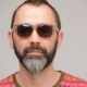 Adult Bearded Man In Sunglasses Posing - VideoHive Item for Sale
