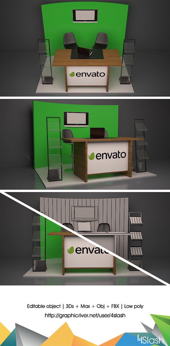 3d Exhibition Stall - 3Docean 18417826