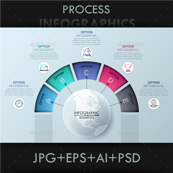 Modern Infographic Global Template