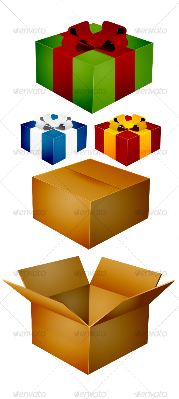 Christmas Box Icons - Seasonal Icons