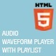 Audio Waveform Player with Playlist
