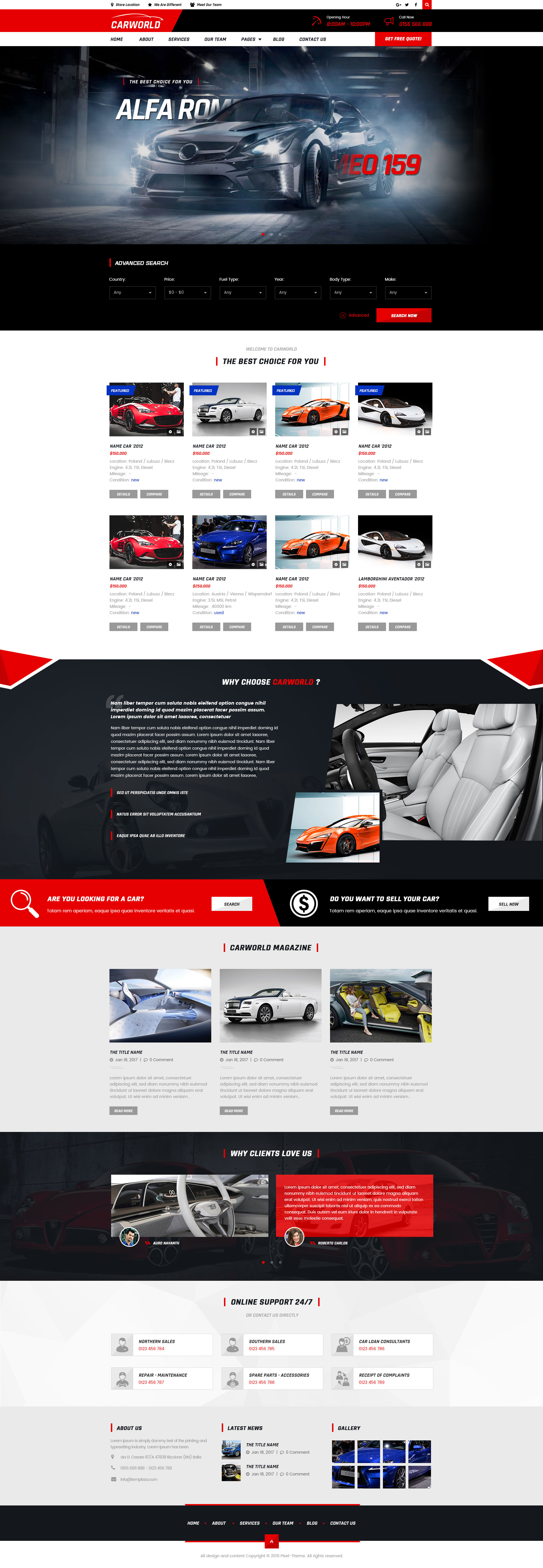 Car Service Website Template Free Download from s3.envato.com