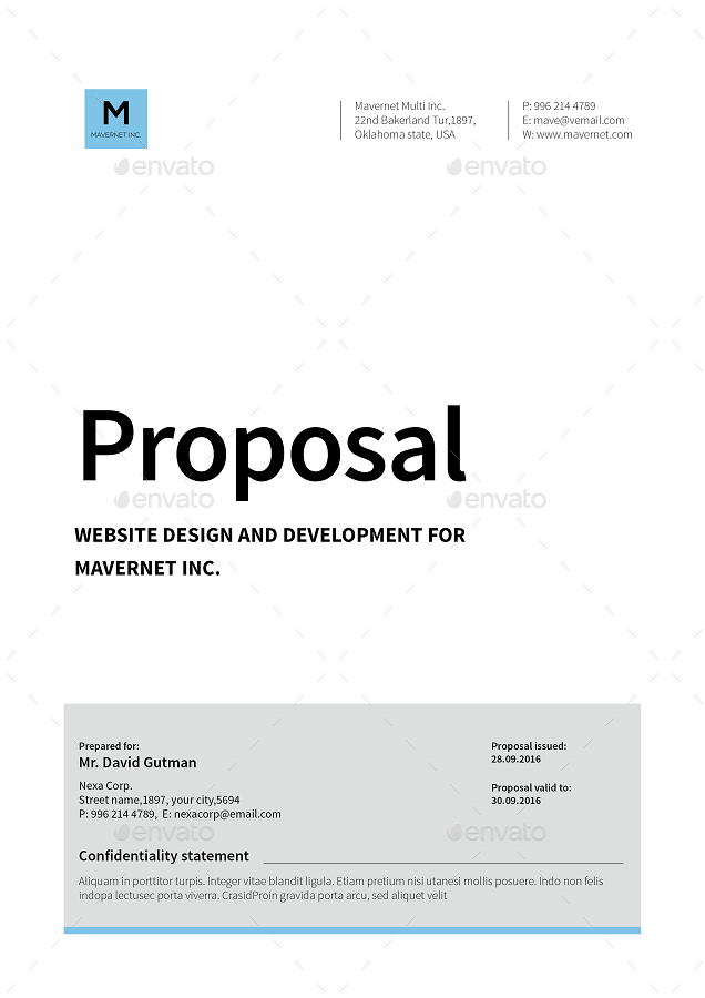 Brief Proposal, Print Templates | GraphicRiver