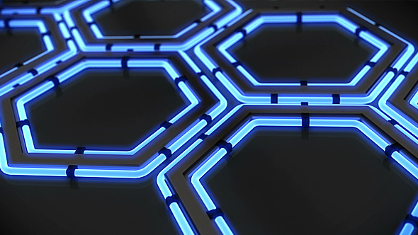 Hi-Tech Hexagon Background