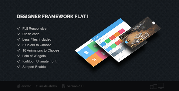 Designer Framework Flat I - CodeCanyon Item for Sale