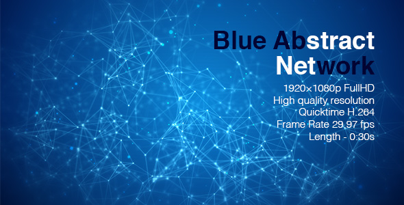 Blue Abstract Network alt