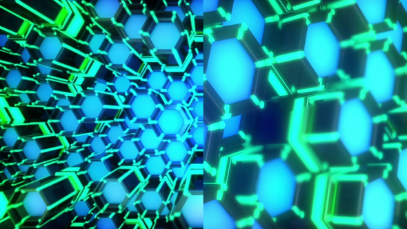 Hexagons Vj Loops Pack, Motion Graphics | VideoHive