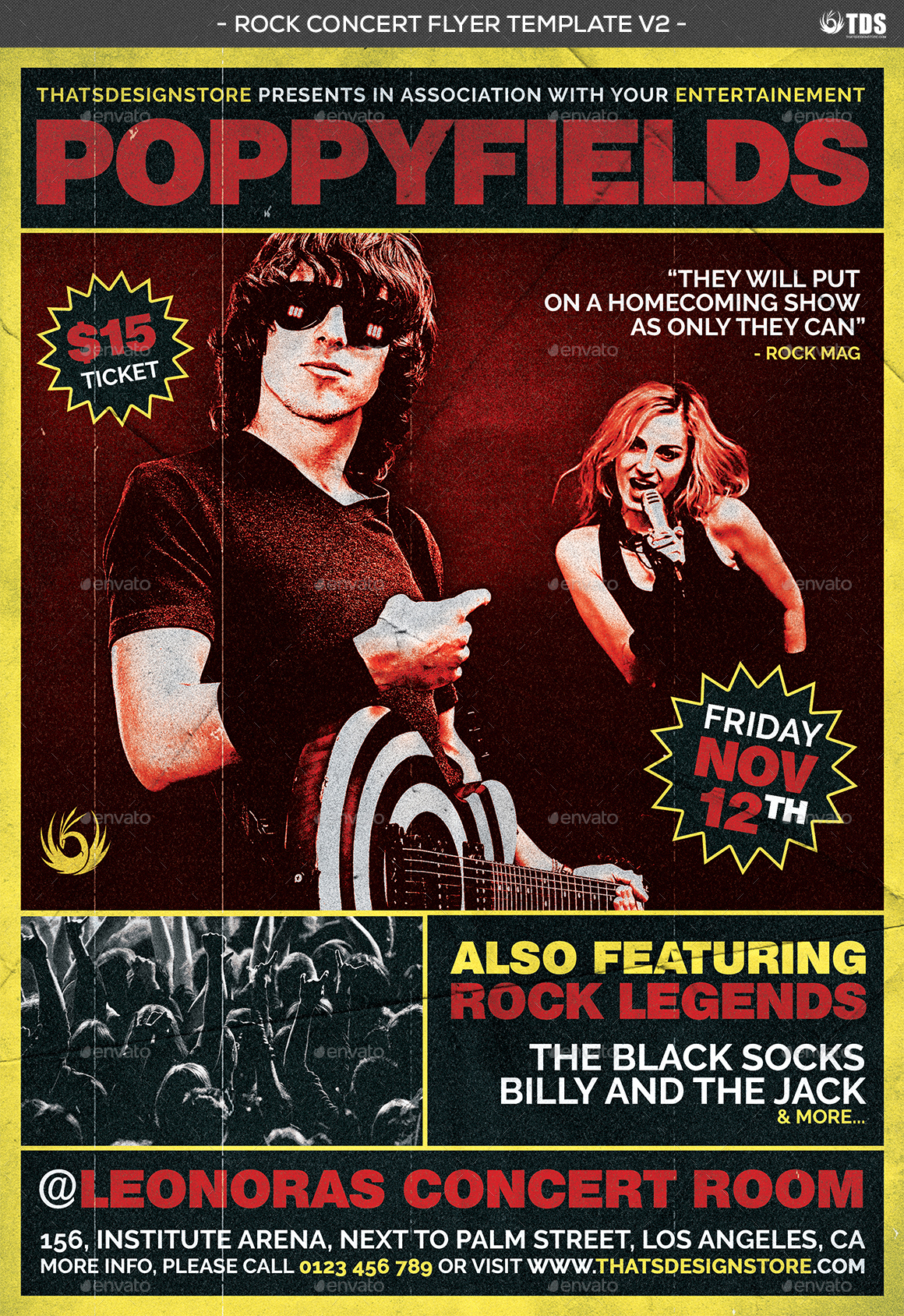 concert flyer templates