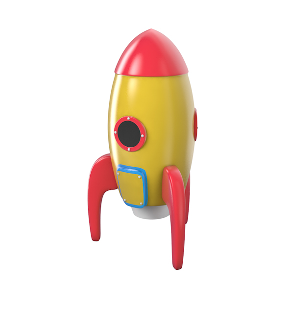C4d Rocket Toy - 3Docean 18437250