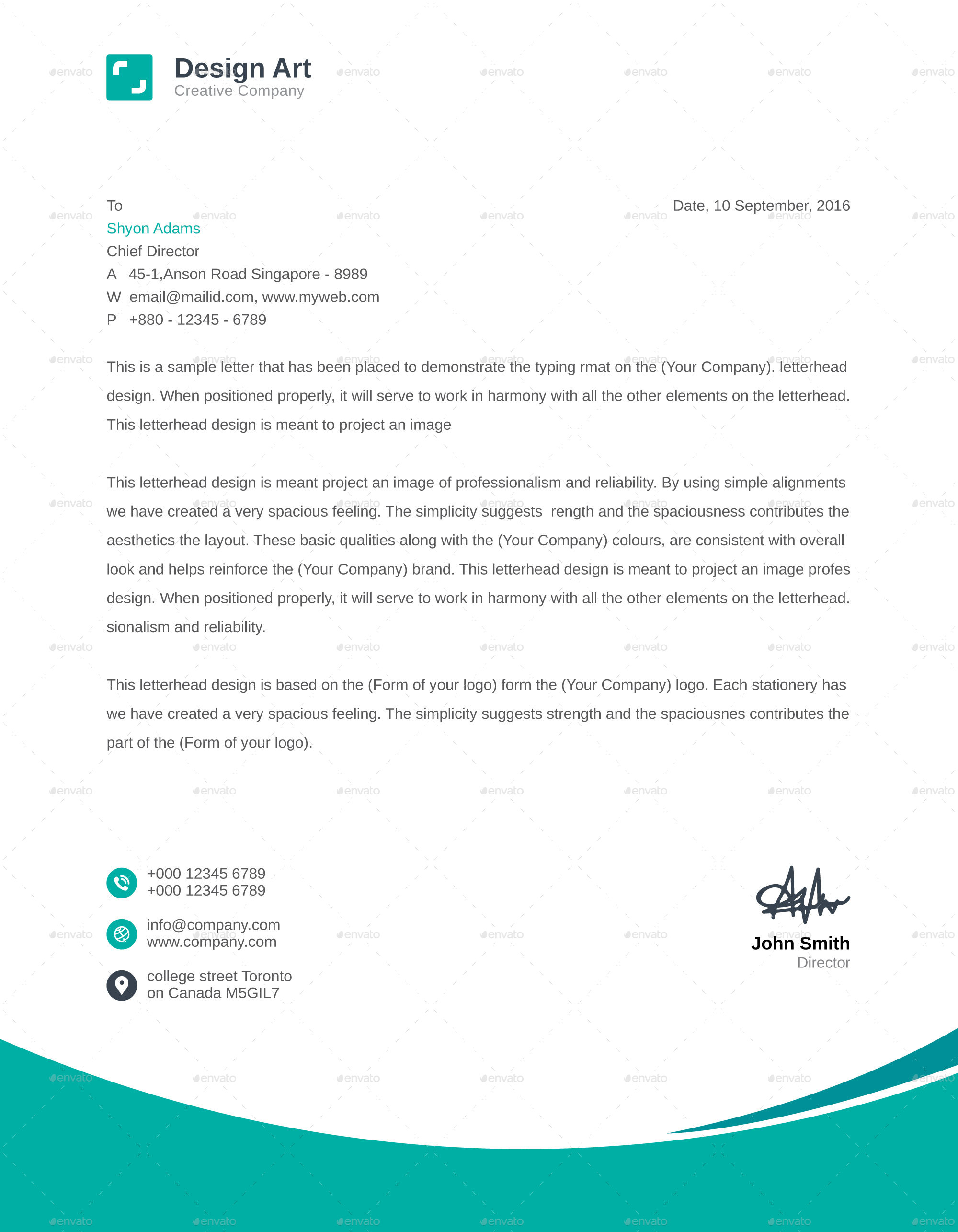 Letterhead by PantonStudio | GraphicRiver