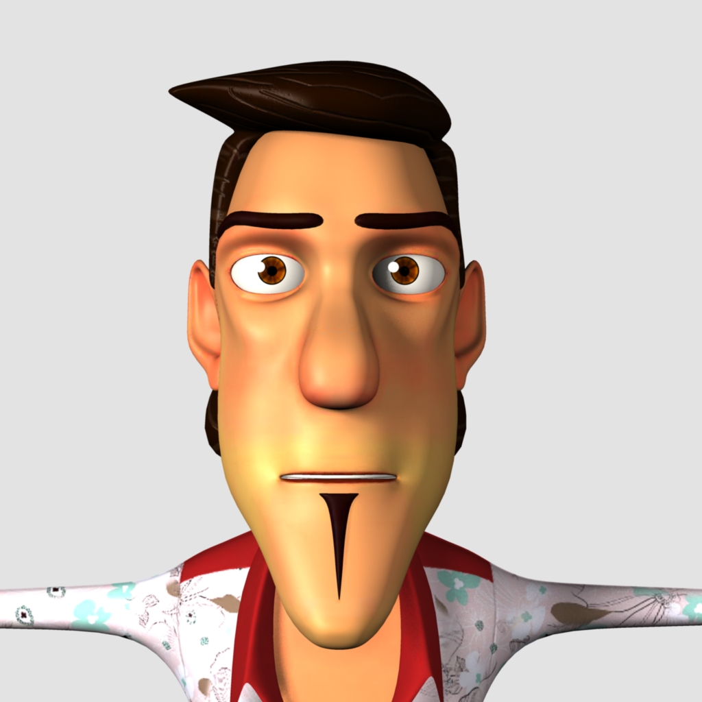 Man Cartoon Character by nukeside | 3DOcean