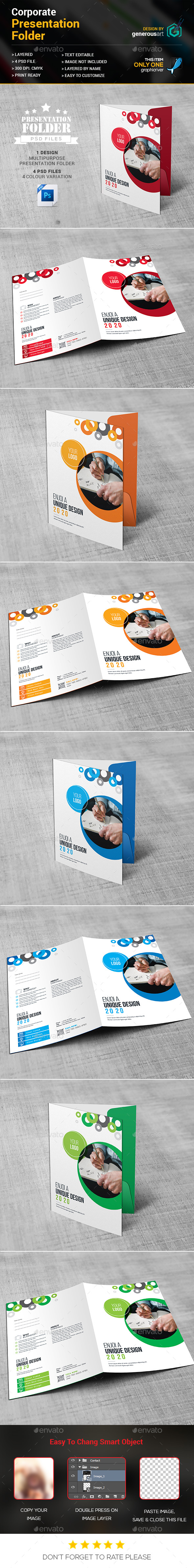 Presentation Folder - Stationery Print Templates