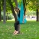 Young Girl Doing Yoga Exercises On The Air - VideoHive Item for Sale