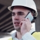 Foreman Talking On Mobile Phone - VideoHive Item for Sale