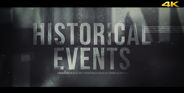 Historical Events SlideshowTitles - VideoHive 18443947