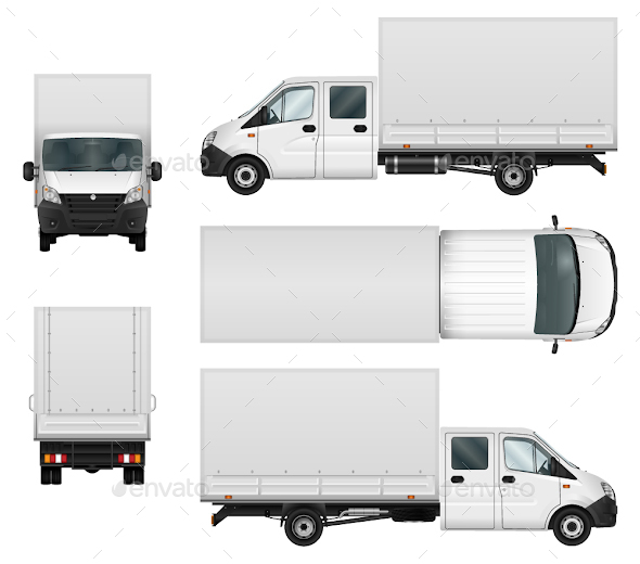 Delivery Van Template