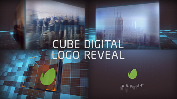 Cube Digital Logo Reveal