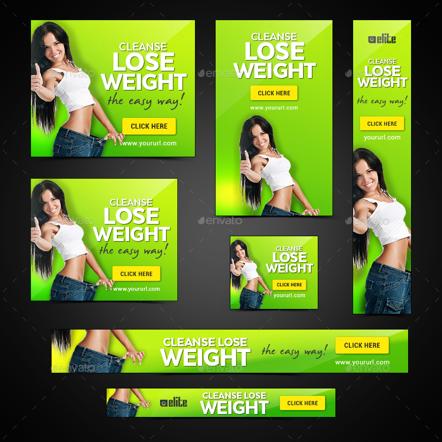 Weight Loss Banners by Hyov GraphicRiver