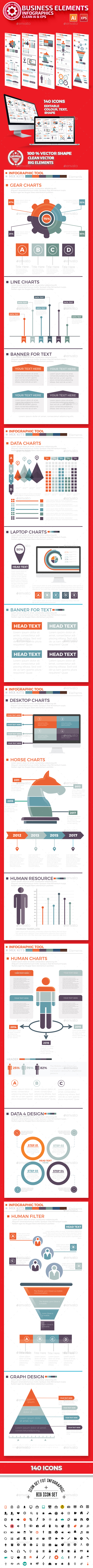 Business Infographics Elements