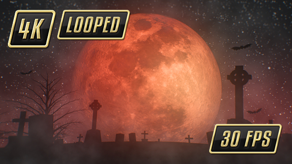 Halloween Cemetery Party Special Bumper Intro Loop alt