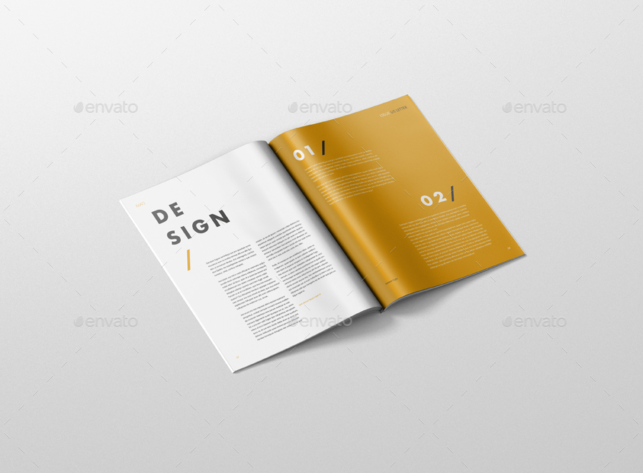 Download Magazine Mockup Us Letter 8 5x11 Inch By Visconbiz Graphicriver PSD Mockup Templates