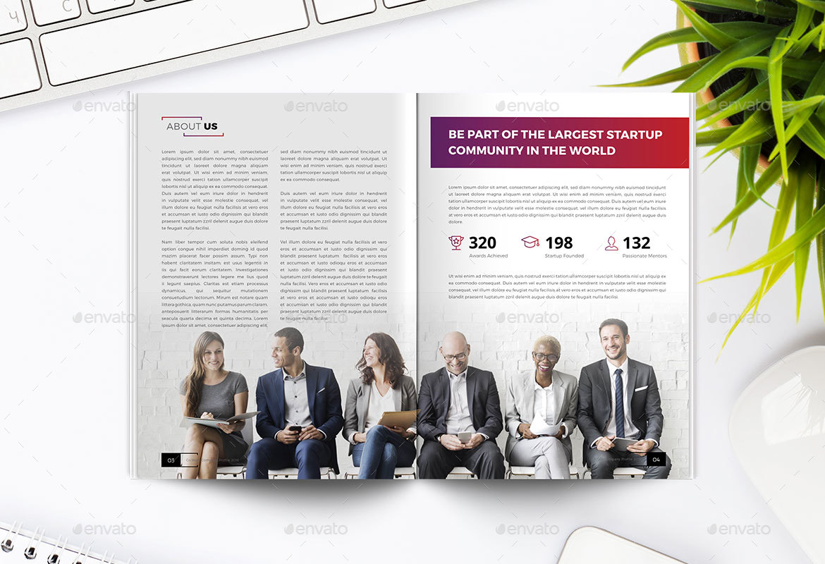 cowork company profile indesign template by peterdraw graphicriver