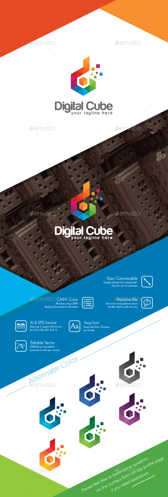 Digital Cube Logo - Symbols Logo Templates