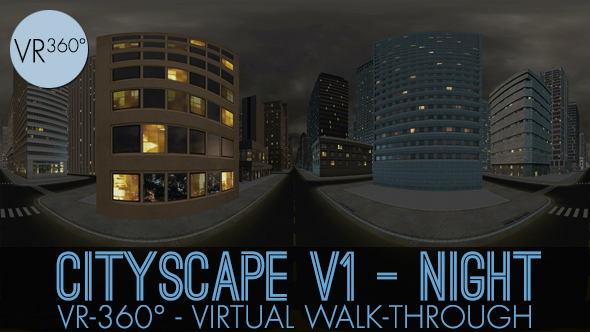 VR-360° Cityscape V1 Night